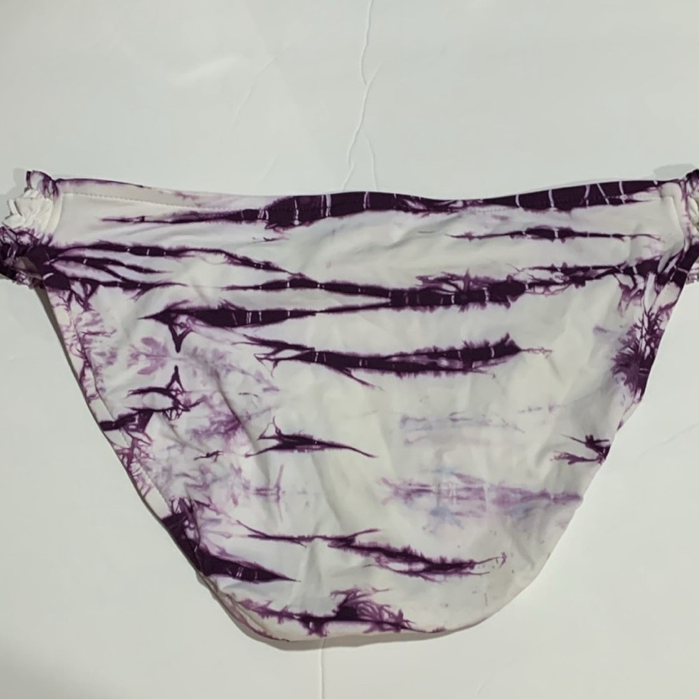 Lucky Brand Purple and White Tie-Dye Tankini, size L - Picture 6 of 7